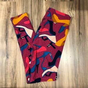 LuLaRoe One Size High Heel Leggings